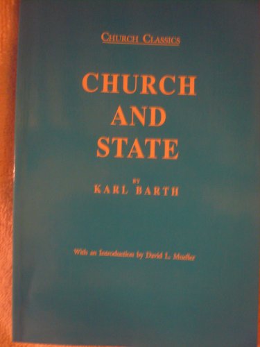 Beispielbild fr Church and State zum Verkauf von Better World Books