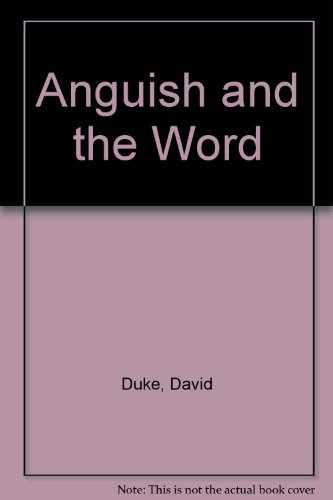 9780962845598: Anguish and the Word