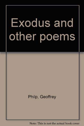 Beispielbild fr Exodus and Other Poems zum Verkauf von Willis Monie-Books, ABAA