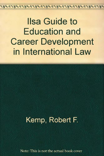 Imagen de archivo de Guide to Education and Career Development in International Law a la venta por Better World Books