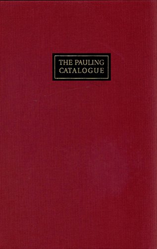 9780962908200: Title: The Pauling Catalogue Ava Helen n Linus Pauling Pa