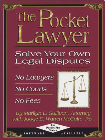 Beispielbild fr The Pocket Lawyer: Solve Your Own Legal Disputes (Pocket Pro Series) zum Verkauf von Wonder Book