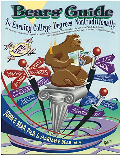 9780962931239: Bears Guide to Earning College Degrees Nontraditionally