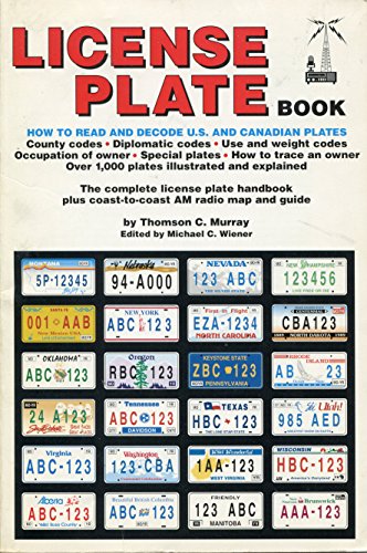 Beispielbild fr License Plate Book zum Verkauf von Red's Corner LLC