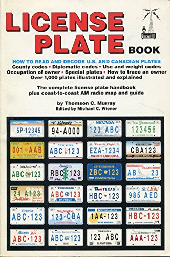 Stock image for License Plate Book for sale by Red's Corner LLC