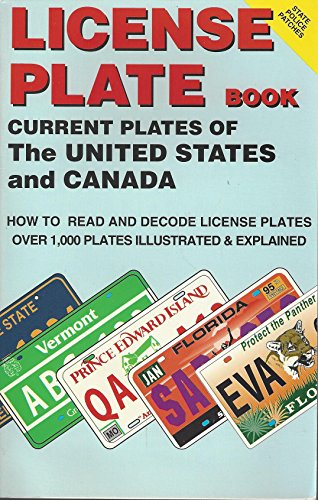 9780962996290: License Plate Book: Current Plates of United States and Canada