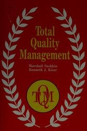 Beispielbild fr Total Quality Management zum Verkauf von 2Vbooks