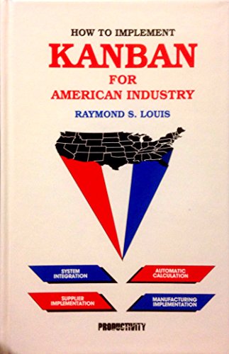 Imagen de archivo de How to Implement Kanban for American Industry a la venta por HPB-Red
