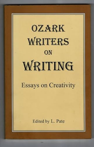 Stock image for Ozark Writers On Writing: Essays on Creativity for sale by HPB-Red