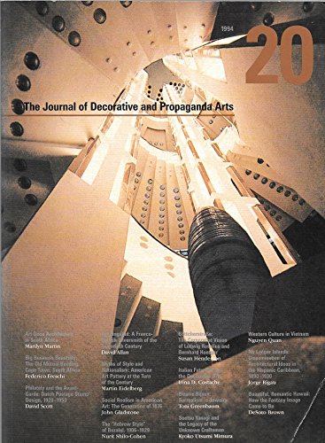 Imagen de archivo de The Journal of Decorative and Propaganda Arts, No. 20 a la venta por ThriftBooks-Atlanta