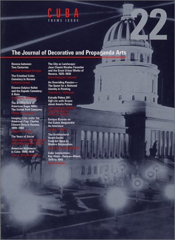 9780963160164: The Journal of Decorative and Propaganda Arts 22: Cuba Theme Issue