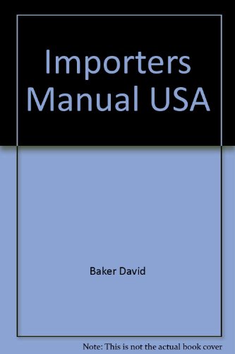 9780963186416: Importers Manual USA