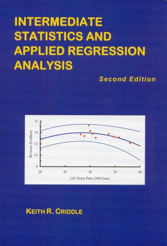 Stock image for Intermediate Statistics and Applied Regression Analysis for sale by Jenson Books Inc
