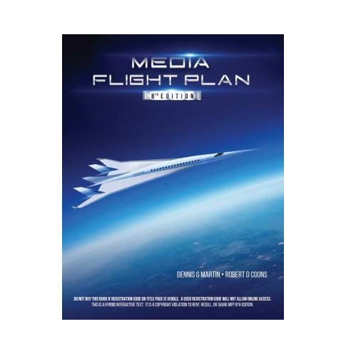 Beispielbild fr Media Flight Plan 8 A Hybrid, Interactive Text - Includes Online Software Simulation zum Verkauf von Goodwill Southern California