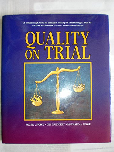 Beispielbild fr Quality on Trial: Is Your Quality Initiative Paying Off? zum Verkauf von HPB Inc.