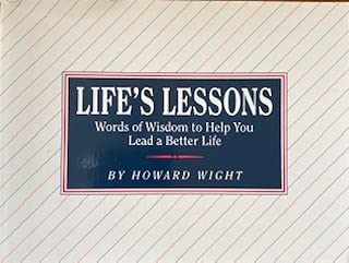 Stock image for Life's Lessons for sale by Better World Books