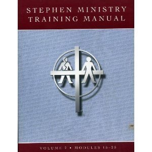 Beispielbild fr Stephen Ministry Training Manual zum Verkauf von Goodwill of Colorado