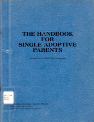 9780963404503: Handbook for Single Adoptive Parents