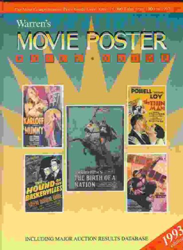 Stock image for Warren's Movie Poster Price Guide: The Most Comprehensive Index and Price Guide Ever Published Covering the Years 1900-1992 for sale by ThriftBooks-Atlanta