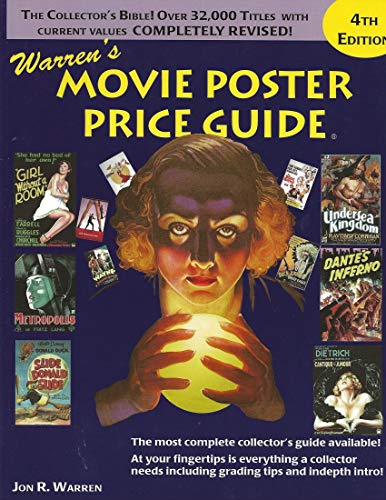 Beispielbild fr Warren's Movie Poster Price Guide, Fourth Edition zum Verkauf von Books Do Furnish A Room