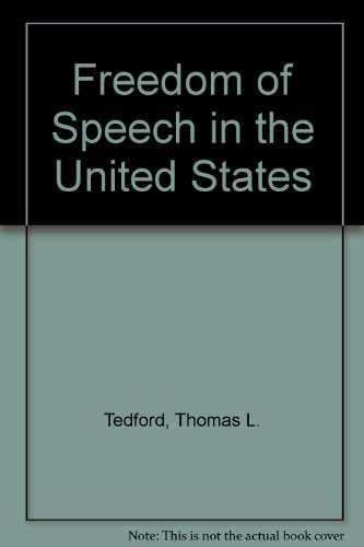 Beispielbild fr Freedom of Speech in the United States zum Verkauf von HPB Inc.