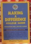 Beispielbild fr Making a Difference College Guide, 1994 : Education for a Better World zum Verkauf von Taos Books