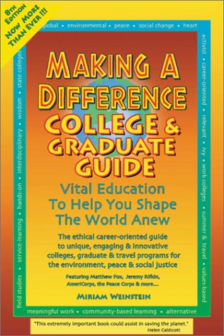Immagine dell'editore per Making a Difference : College and Graduate Guide venduto da dsmbooks