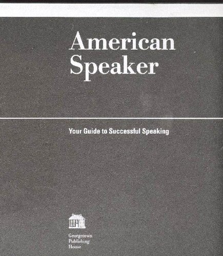 Imagen de archivo de American Speaker: Your Guide to Successful Speaking/American Speaker's 100 Best Quotes for 1996 a la venta por HPB-Red