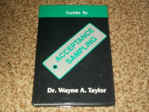 9780963512208: Guide to Acceptance Sampling