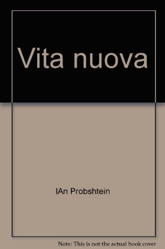 Beispielbild fr Vita nuova: A book of poems written in English, and translated from Russian, by the author zum Verkauf von Webster's Bookstore Cafe, Inc.