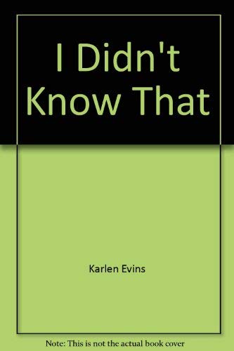 9780963547415: "I Didn't Know That" Vol. 2