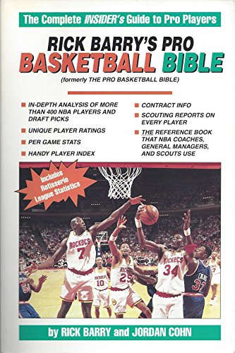 Imagen de archivo de Rick Barry's Pro Basketball Bible a la venta por Wonder Book