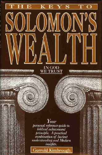 Imagen de archivo de The Keys to Solomon's Wealth a la venta por HPB-Movies