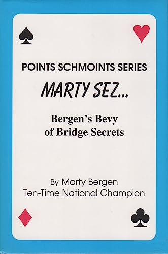 9780963753380: Marty Sez: Bergen's Bevy of Bridge Secrets