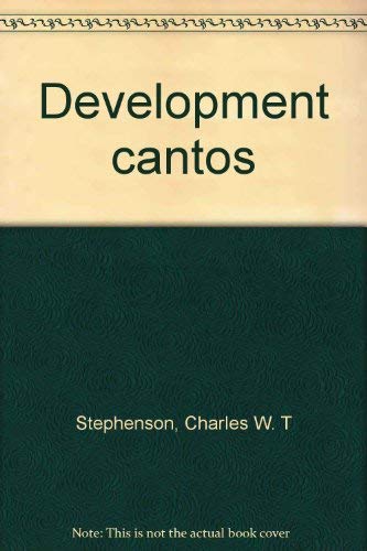 Beispielbild fr Development cantos zum Verkauf von Wonder Book