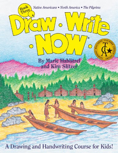 Stock image for Draw Write Now, Book 3: Native Americans, North America, Pilgrims (Draw-Write-Now) for sale by HPB-Diamond