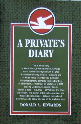 9780963970602: Title: A Privates Diary