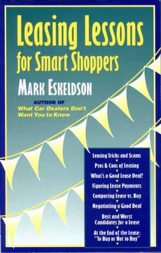 9780964056046: Leasing Lessons for Smart Shoppers