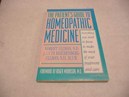 Beispielbild fr The Patient's Guide to Homeopathic Medicine zum Verkauf von SecondSale