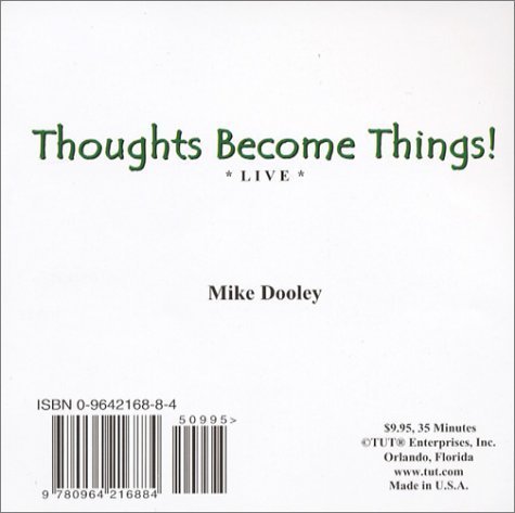 Imagen de archivo de Thoughts Become Things! Live a la venta por medimops