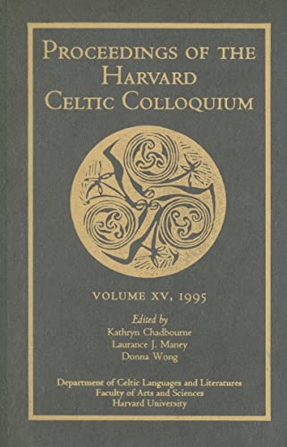 Stock image for Proceedings of the Harvard Celtic Colloquium, 1995 for sale by JuddSt.Pancras