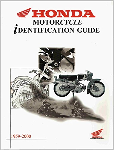 Stock image for 1959-2000 Honda Motorcycle Identification Guide for sale by HPB-Red
