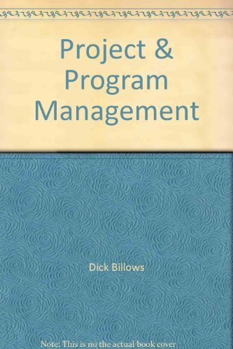 9780964286528: Project & program management