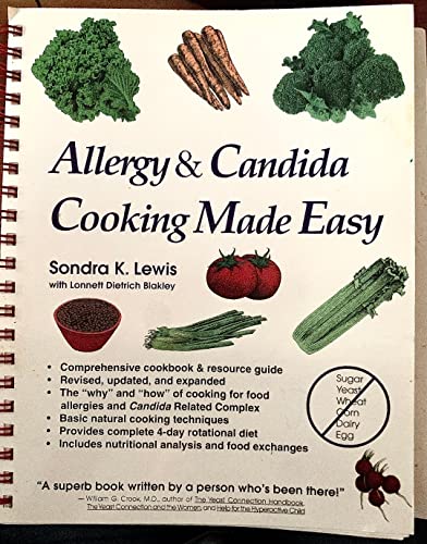 Imagen de archivo de Allergy & Candida Cooking Made Easy a la venta por SecondSale