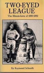 Two-eyed League The Illinois-iowa Of 1890-1892 ( Typed Letter Signed By The Author Laid In )