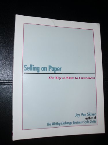 Selling on Paper (9780964382411) by Van Skiver, Joy