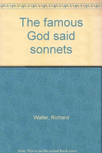 Beispielbild fr The Famous "God Said" Sonnets zum Verkauf von Better World Books