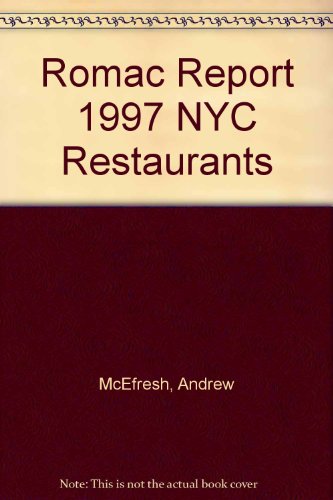 Beispielbild fr Romac Report 1997 NYC Restaurants zum Verkauf von Robinson Street Books, IOBA