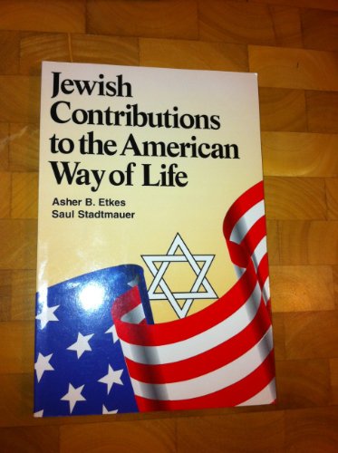 Stock image for Jewish contributions to the American way of life for sale by HPB-Ruby