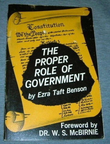 Imagen de archivo de The Proper Role of Government a la venta por ThriftBooks-Dallas